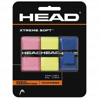 Head XtremeSoft Overgrip 3Pack Blue / Yellow / Pink